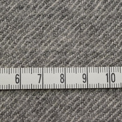 50cm* [設得蘭羊毛] 100%羊毛布料/斜紋/斜編織/寬幅/秋冬/日本製造/布料/麻灰色 第4張的照片
