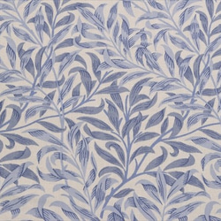 50cm*【William Morris】柳樹蝴蝶結小號/英國進口/棉布/藍色 第1張的照片