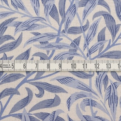 50cm*【William Morris】柳樹蝴蝶結小號/英國進口/棉布/藍色 第5張的照片