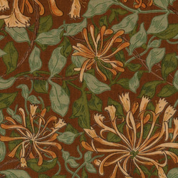 [moda] Moda/honeysuckle/William Morris/cotton sheeting fabric/棕色 第1張的照片