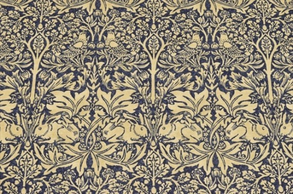 50cm [William Morris] Brer Rabbit /靛藍色 第1張的照片