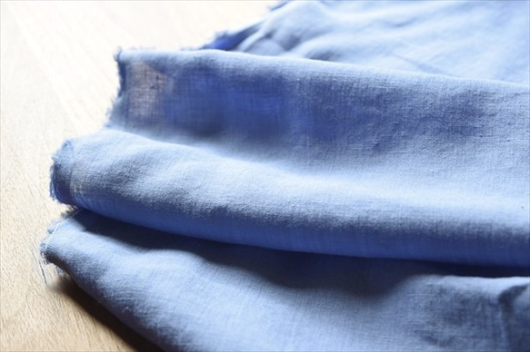 [60亞麻布]亞麻布/亞麻洗衣機布/單色/淺藍色100％ 第4張的照片