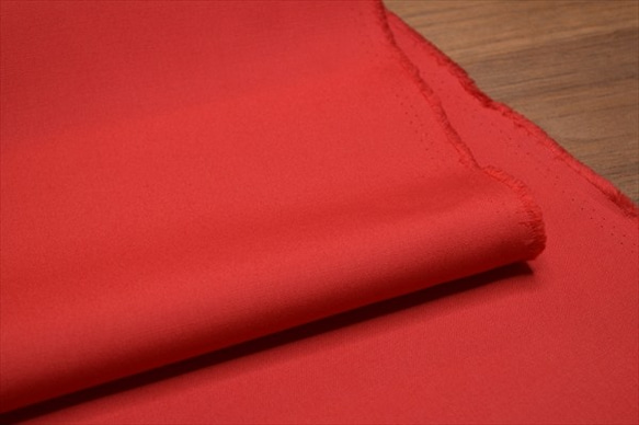 【クラボウ】11号帆布生地/綿100%/コットン/日本製/赤色 3枚目の画像