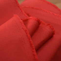 [Kurabo] 11號帆布面料/ 100％棉/棉/日本製造/紅色 第5張的照片