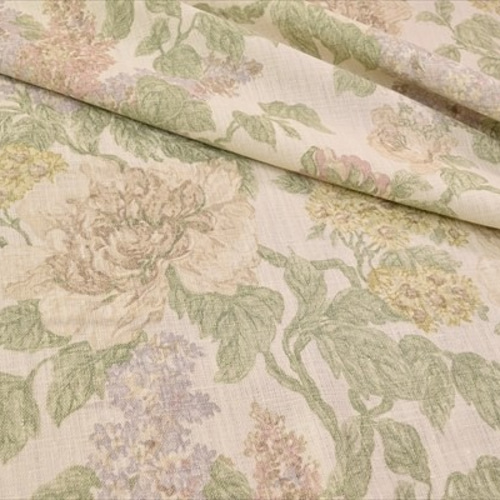 Sanderson フリース毛布 花柄 緑色　1350×1950　2枚セット サンダーソン アクリルマイヤー毛布（毛羽部分
