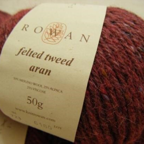 ローワン】輸入毛糸/フェルテッドツィード・アラン(Felted Tweed Aran 