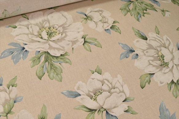 50cm [Laura Ashley] Laura Ashley / Wisley / WISLEY /花朵圖案/半亞麻織物/英 第1張的照片