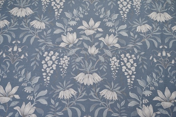 50cm【Laura Ashley】Laura Ashley/PARTERRE/碎花圖案/半麻麵料/英國進口 第1張的照片