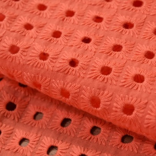 100×50 NO.4】コットンレース 生地 はぎれ 布 （広幅コットンレース 