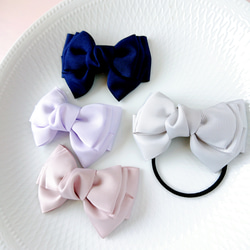 かすみ草 ヘアゴム セット ドライフラワー レジン アクセサリー 入学式