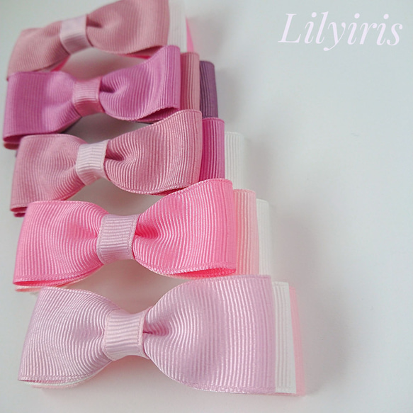ショコラケーキのようなリボン ヘアゴム Lilyiris リリーアイリス 通販 