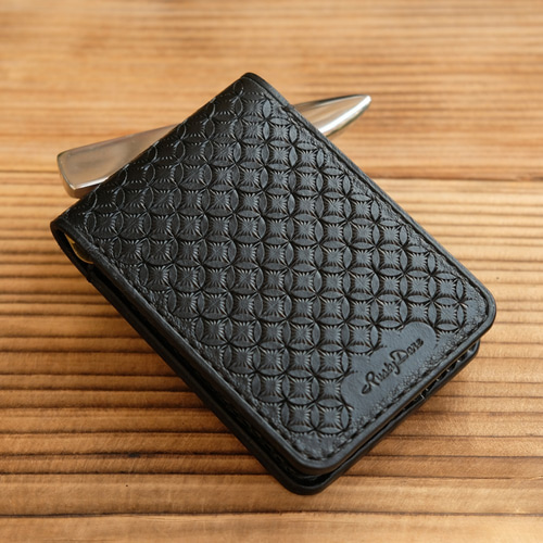 マネークリップ ウォレット：レザーカービング仕様