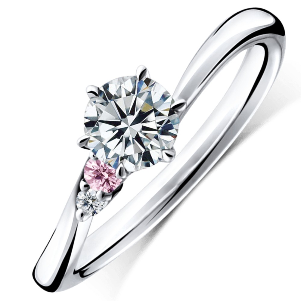 ティファニーフラワーレース4Pダイヤプラチナリング11号