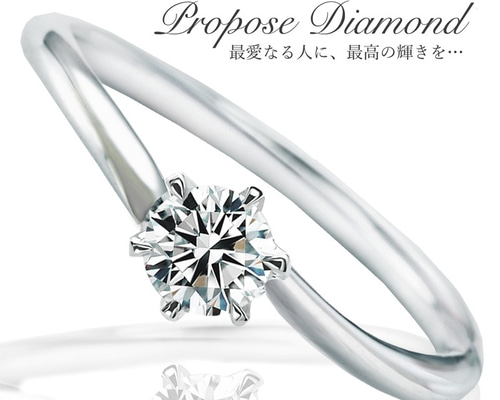 プロポーズ 婚約指輪 最高の輝き トリプルエクセレントカット 0.2