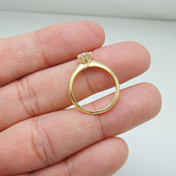 プロポーズ 婚約指輪 最高の輝き トリプルエクセレントカット 0.5カラット ダイヤモンド 鑑定書付 [ミワホウセキ] 7枚目の画像