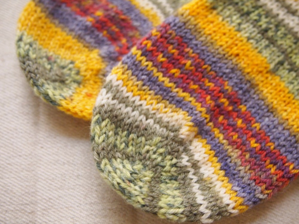 手編みの靴下 7枚目の画像