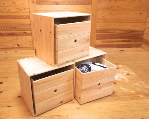 hitopin★送料無料★木製3段引き出し 1_702de80182b817b5fd03ab166af4