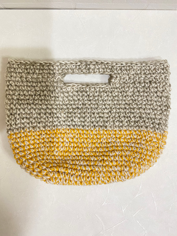 GooDay棉麻雙線編織手提袋 第3張的照片