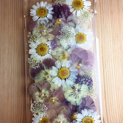 押し花ブーケのiPhoneケース(6Plus)❁ 1枚目の画像