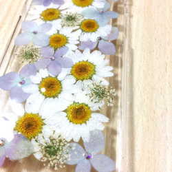 くじらさまオーダー❁押し花ブーケのケース(iPhone6)#6❁ 2枚目の画像