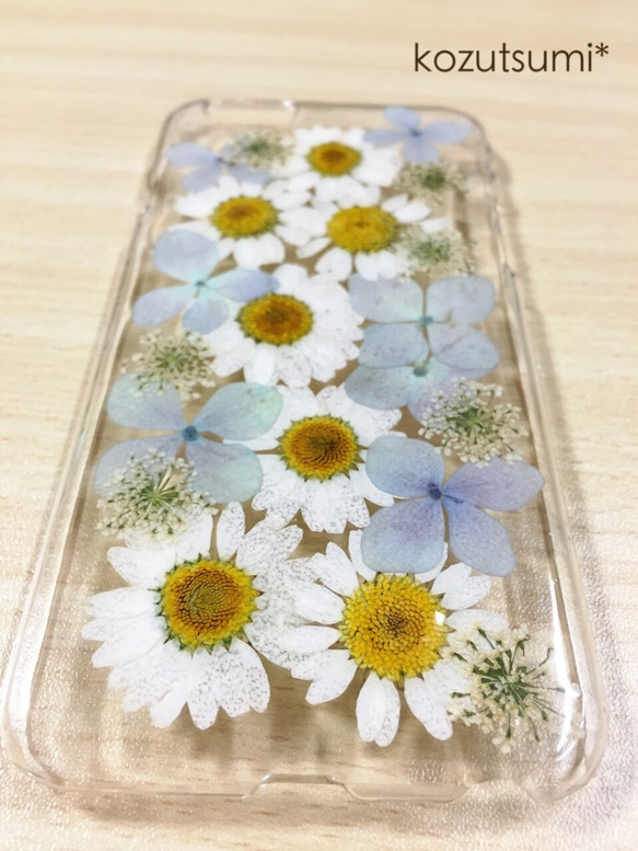 mrksさまオーダー❁押し花ブーケのケース(iPhone6) 2枚目の画像