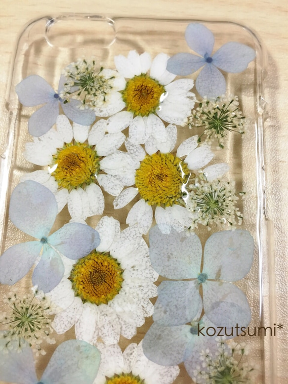 mrksさまオーダー❁押し花ブーケのケース(iPhone6) 3枚目の画像