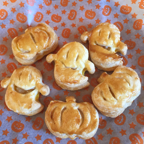 ハロウィン仕様♪オバケのミニアップルパイ 6個 焼き菓子 フレンチ