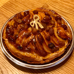 シナモンたっぷり♪ラムレーズンのフレンチアップルパイ 1枚目の画像