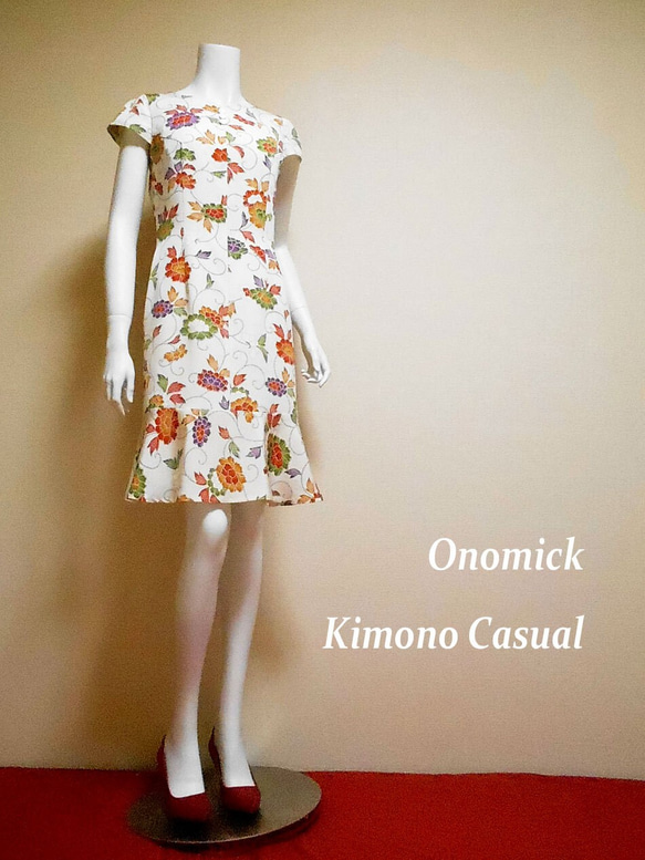 A様専用 着物マーメイドドレス Kimono Mermaid dress LO-302/S 1枚目の画像