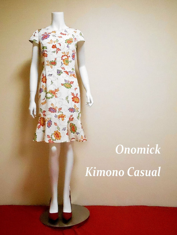 A様専用 着物マーメイドドレス Kimono Mermaid dress LO-302/S 5枚目の画像