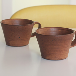 茶系マグカップ　（sn : 197、198） 1枚目の画像
