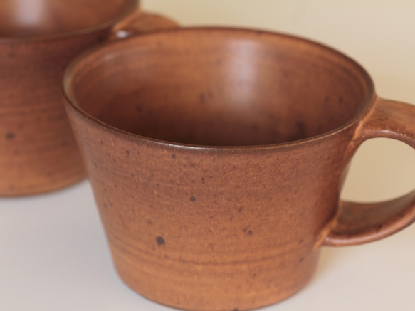 茶系マグカップ　（sn : 197、198） 3枚目の画像