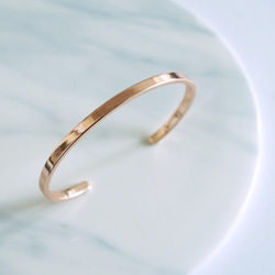 StuddedheartzによってSKINNY BANGLE |ファインゴールドブレスレットシンプルな赤ちゃんをメッキローズ 1枚目の画像