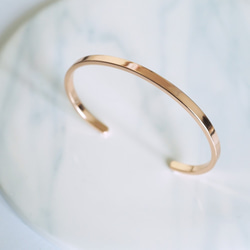 StuddedheartzによってSKINNY BANGLE |ファインゴールドブレスレットシンプルな赤ちゃんをメッキローズ 2枚目の画像