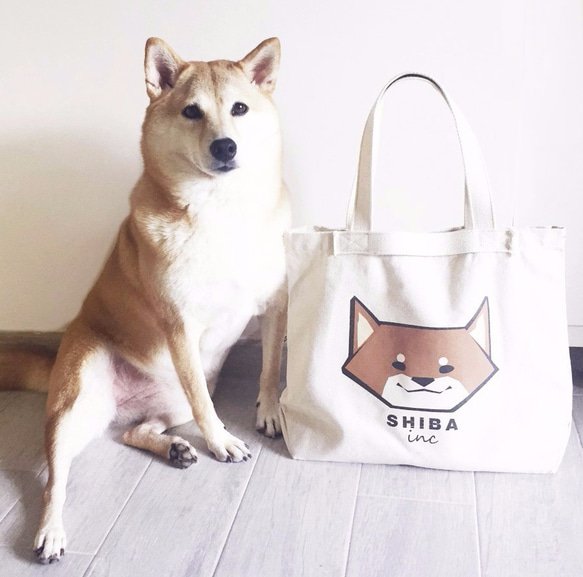 SHIBAincロゴキャンバスバッグ 1枚目の画像