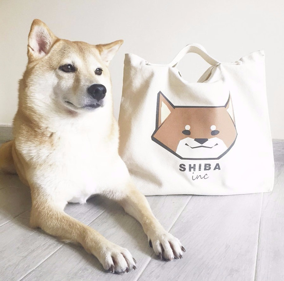 SHIBAinc Logo帆布包 第2張的照片