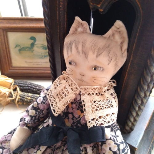カントリードール猫 その他人形 misa1960 通販 11181804｜Creema
