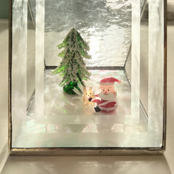 季節ごとに ディスプレイを変えて飾れる【ステンドグラス】クリスマス 3枚目の画像