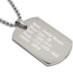 メゾンマルジェラ IDボールチェーンネックレス ドッグタグ メゾンマルジェラ IDボールチェーンネックレス ドッグタグ