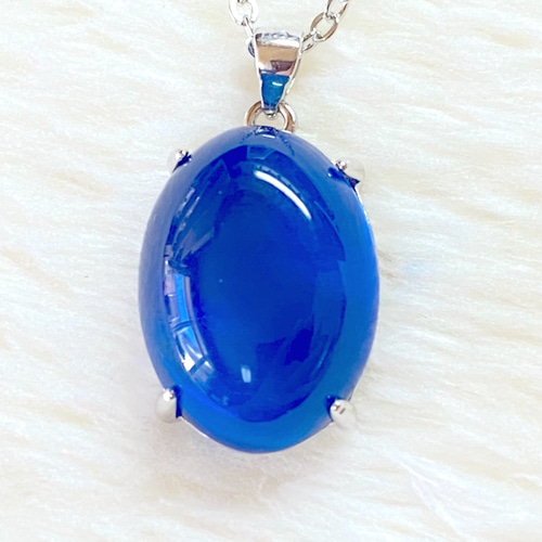 バーマイトブルーアンバーネックレス(琥珀) バーマイトブルーアンバーネックレス(琥珀)