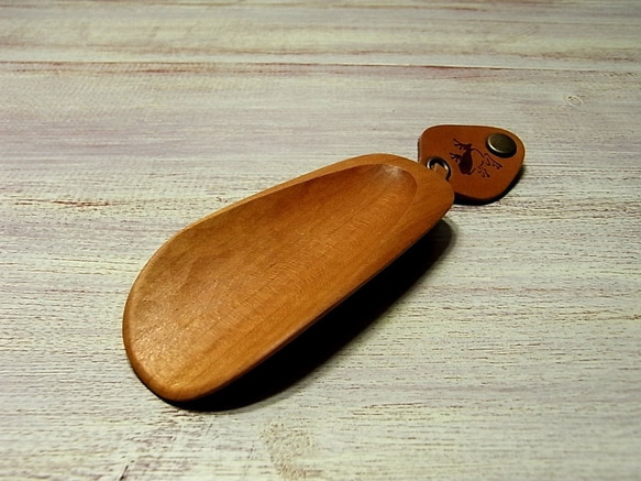 木製シューホーン（ヤマザクラ） 3枚目の画像