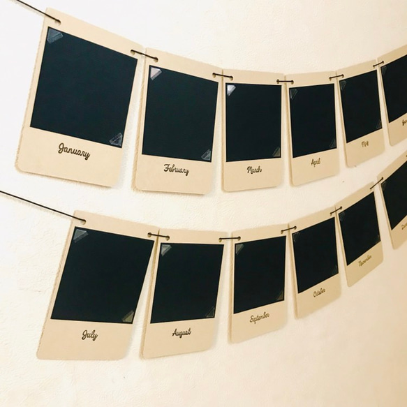 ポラロイド風PhotoGarland＊フォトガーランド＊フォトアルバム