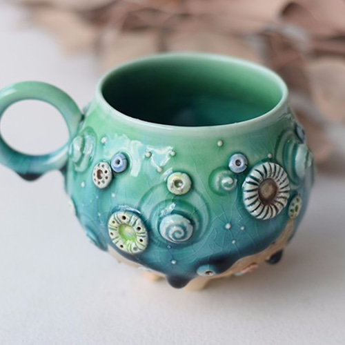 みかガマ 黒風船八角皿 2枚セット 【公式通販】