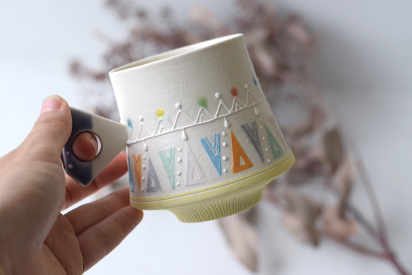 パステル三角MUG 5枚目の画像