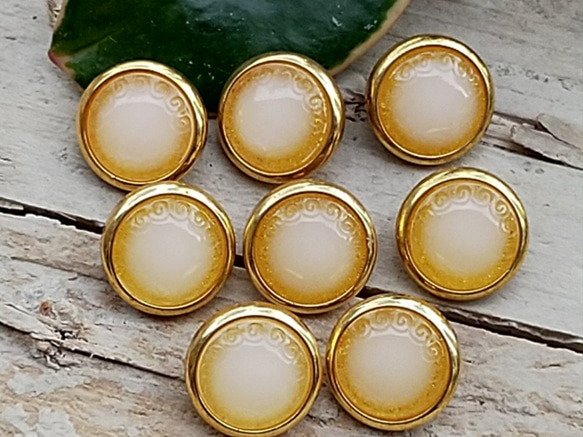 M141【18mm set 8pcs】蛋白石風格鈕扣 第1張的照片