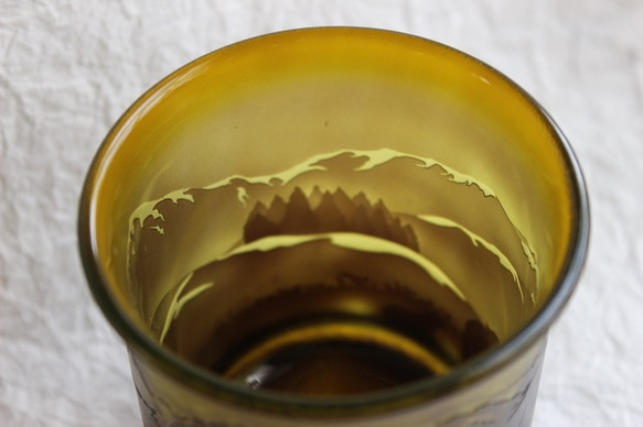 【父の日】羊飼いと戯れる羊のいる風景（グラス） 5枚目の画像