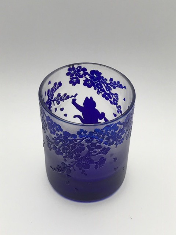 猫のお花見お猪口（酔いどれ） 4枚目の画像