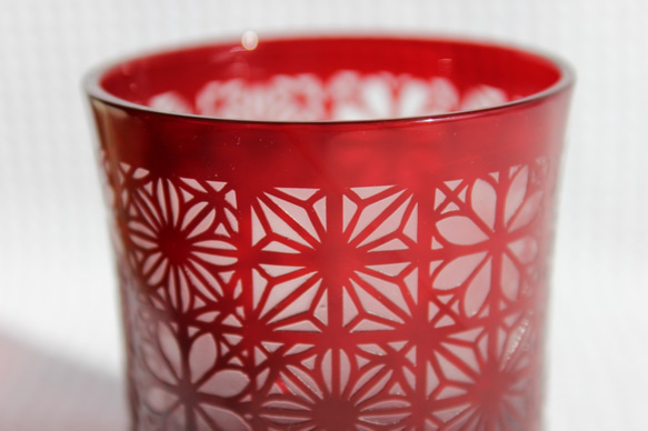 【母の日】組子文様のお猪口 4枚目の画像