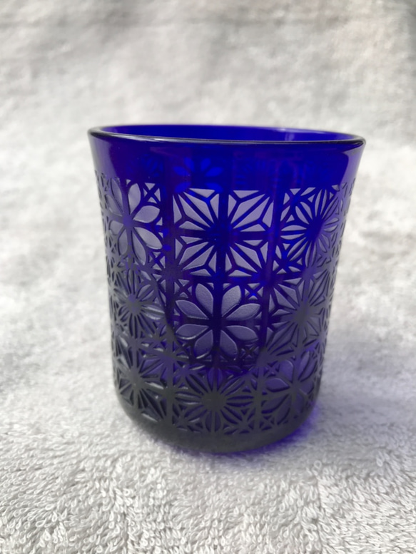 【母の日】組子文様のお猪口 2枚目の画像