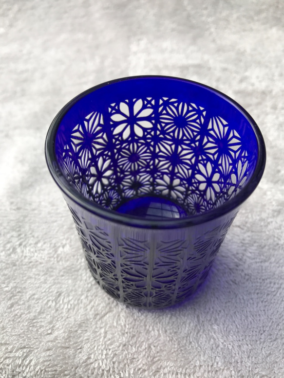 【母の日】組子文様のお猪口 3枚目の画像